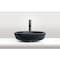 Castello Usa Yale 14-inch Bathroom Vessel Sink - Matte Black with Vertical Stripes CB-VC-3-SMBV-14 - alternate 6
