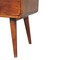 Homeroots 24" Chestnut Solid Wood Two Drawer Nightstand 651536 - alternate 5
