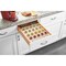 Rev-A-Shelf Drawer Insert, Maple Wood, Natural Maple, 16 in W, 2.38 in H, 19.75 in D 4CDI-18-KCUP-1 - alternate 2