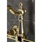 Kingston Brass Two-Handle Wall Mount Bridge Kitchen Faucet, Polished Brass KS2442TAL - alternate 3