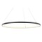 Jonathan Y Brice 23.75" Modern Contemporary Metal Round Integrated LED Pendant, Matte Black JYL7203A - alternate 1