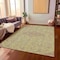Homeroots 5' X 8' Sage Medallion Washable Indoor Outdoor Area Rug 607411 - alternate 5
