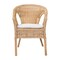 Bali & Pari Abbey Modern Bohemian Natural Rattan Dining Chair 248-14054-ZORO - alternate 6