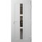 Vdomdoors Front Exterior Prehung Metal-Plastic Door, Manux 8112 White Silk, Office Commercial and Residential MANUX8112EXD-WS-W36xH80-LH - alternate 1