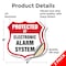 Signmission Security Alarm Shield Sign Protected By, 6 inch X 6 inch, Vinyl Decal, 2PK SHI-D-2PACK-6-460 - alternate 2