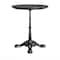 Flash Furniture Commercial All-Weather 24" Black Faux Marble HPL Tabletop with Black Bistro Base ST-RD24-BKMAR-SDAT2222-GG - alternate 5