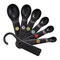 Oxo Measuring Spoon Set, Plastic, Black 11110801 - alternate 1
