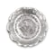 Homeroots 5in Silver Cast Iron Handmade Round Trinket Tray 634787 - alternate 3