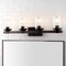 Jonathan Y Bungalow 32" 4-Light Iron/Seeded Glass Rustic Farmhouse LED Vanity Light, Oil Rubbed Bronze JYL7510A - alternate 3