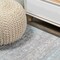 Jonathan Y Tidal Modern Strie' Gray/Turquoise 5 ft. x 8 ft. Area Rug SOR202A-5 - alternate 3