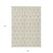 Homeroots 8' X 10' Gold And Beige Geometric Washable Indoor Outdoor Area Rug 595736 - alternate 2