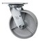 Service Caster 6 Inch Semi Steel Wheel Swivel Caster with Ball Bearing SCC-30CS620-SSB - alternate 1