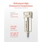 Vevor Air Compressor Filter 1/2 in NPT Air Dryer with 5m Brass Filter Element TF40-04 - alternate 2