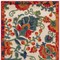 Homeroots 8' Ivory Orange Blue And Green Floral Indoor Outdoor Runner Rug 548049 - alternate 1