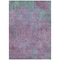 Homeroots 10' X 14' Lavender And Teal Blue Abstract Washable Indoor Outdoor Area Rug 618453 - alternate 4