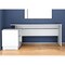 Homeroots 71" White Wood L Shape Computer Desk 571408 - alternate 5