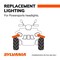 Sylvania Bulbs, 13 W, 12.8 V, LED 9007SL.BX2 - alternate 5