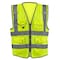 Neiko High Visibility Safety Vest ANSI Class 2, 9 Pockets, Neon Yellow, Large (L) 54052A - alternate 1