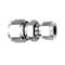Hoke Reducing Union: RU: Connects Fractional Tube: 1/4in x 1/8in, Brass Construction 4RU2BR - alternate 1