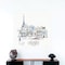 Homeroots French Caf With Red And Blue Accents Unframed Print Wall Art 399044 - alternate 3