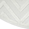 Homeroots 5' Ivory And White Geometric Indoor Outdoor Area Rug 556270 - alternate 5