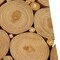 Homeroots Natural Tree Stump Slice Teak Reclaimed Wood Decorative Wall Panels 617484 - alternate 4