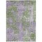 Homeroots 3' X 5' Green and Purple Abstract Washable Non Skid Indoor Outdoor Area Rug 564272 - alternate 4