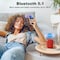 Bobtot Portable Bluetooth Speaker, Red, 10W sound, 12H battery IPX6 waterproof, TWS pairing, RGB lights 803788 - alternate 4