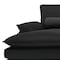Homeroots 55" Black Fabric Modular USB Sleeper Sofa 568305 - alternate 5