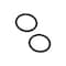 Bell Link O-RING F/TWO HANDLE KTN FAUCET TOBI24040006BL - alternate 1
