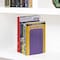 Acrimet Steel Metal Bookends for Shelves, Heavy Duty, for Large books, Purple, 2PK 292.4 - alternate 3