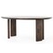 Homeroots 78" Brown Solid Wood Dining Table 549038 - alternate 4