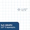 Roaring Spring Loose Leaf Graph Paper, 80 sht/PK, 8"x10.5", 5x5 Graph Ruled Notebook Filler Paper, 3-hole Punched 20097cs - alternate 4