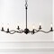 Jonathan Y Shana 35.5" 6-Light Grand Modern Transitional Adjustable Sculptural Wavy Arm Candle-Style Metal LED JYL9558C - alternate 7