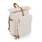 Picnic Time Family Of Brands Carmel Roll Top Picnic Backpack Cooler with Utensil Set & Glass Water Bottles, Tan 529-10-190-000-0 - alternate 3