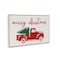 Homeroots 14" X 23" White and Red Handcrafted Merry Christmas Metal Wall Decor 487516 - alternate 2