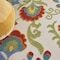 Homeroots 7' X 10' Ivory Green Red And Yellow Floral Indoor Outdoor Area Rug 546691 - alternate 5