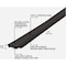 M-D Building Products Building Products 2'' W. x 0.375'' H. x 36'' L. Vinyl Brown Door Bottom 47000 - alternate 3