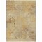 Homeroots 3' X 5' Tan And Beige Abstract Washable Indoor Outdoor Area Rug 630891 - alternate 3