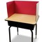 Flipside 12 x 48 Study Carrel Red Corrugated Pack of 12 60049-12 - alternate 4