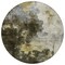 Homeroots 8' Brown Light Gray And Black Round Abstract Washable Indoor Outdoor Area Rug 603043 - alternate 3