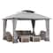 Sunjoy 11 ft. x 13 ft. Fremont Soft Top Gazebo A101018900 - alternate 1