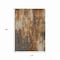 Homeroots 10' X 14' Rust Gray And Ivory Abstract Washable Indoor Outdoor Area Rug 617667 - alternate 4
