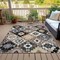 Homeroots 10' X 14' Black Wheat And Gray Southwestern Washable Indoor Outdoor Area Rug 632256 - alternate 4