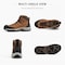 Handpoint Mens 6 in Steel Toe Work Boots-Slip Resistant, Puncture Resistant, Water Resistant, 8.5 84316D-8.5 - alternate 2