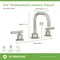 Symmons Dia Widespread Two-Handle Bathroom Faucet with Push Pop Drain Assembly (1.0 GPM) SLW3512STNPP - alternate 3