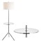 Jonathan Y Hall 62 in. Metal LED End Table Floor Lamp, Chrome JYL2012B - alternate 3