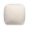 Homeroots 18" Ivory Polyester Cube Outdoor Pouf Ottoman 551568 - alternate 5