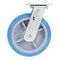 Vestil Polyurethane Swivel Caster 8 In. Diameter x 2 In. Width 925 Lb. Capacity Light Blue/Gray CST-KB-8X2PUP-S - alternate 4