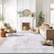 World Rug Gallery Vintage Inspired Distressed Machine Washable Area Rug 9 ft x 12 ft Blue 6031BLUE9X12 - alternate 4